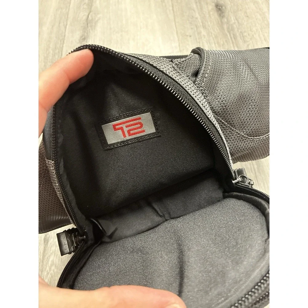 TUMI T2 Tactical Utility Crossbody Bag Chest Pack Sling Bag Gray/Black